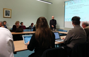 Last term's seminar series. Photo taken by Tanya Gray Jones